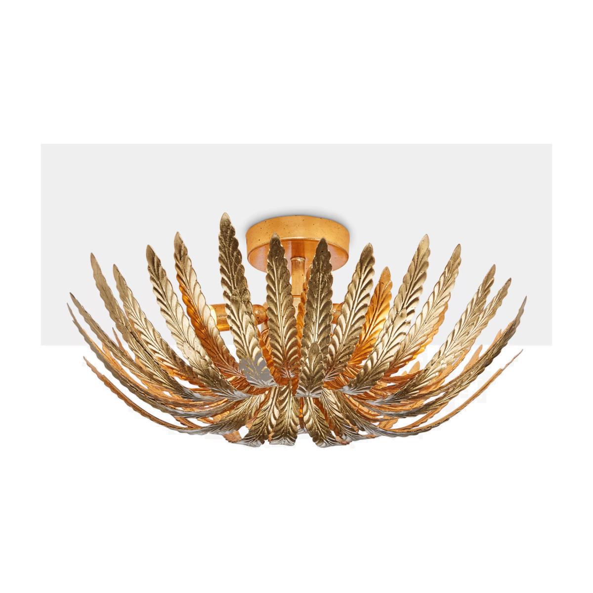 John Lewis & Partners Montserrat Leaf Semi Flush Ceiling Light – image 1