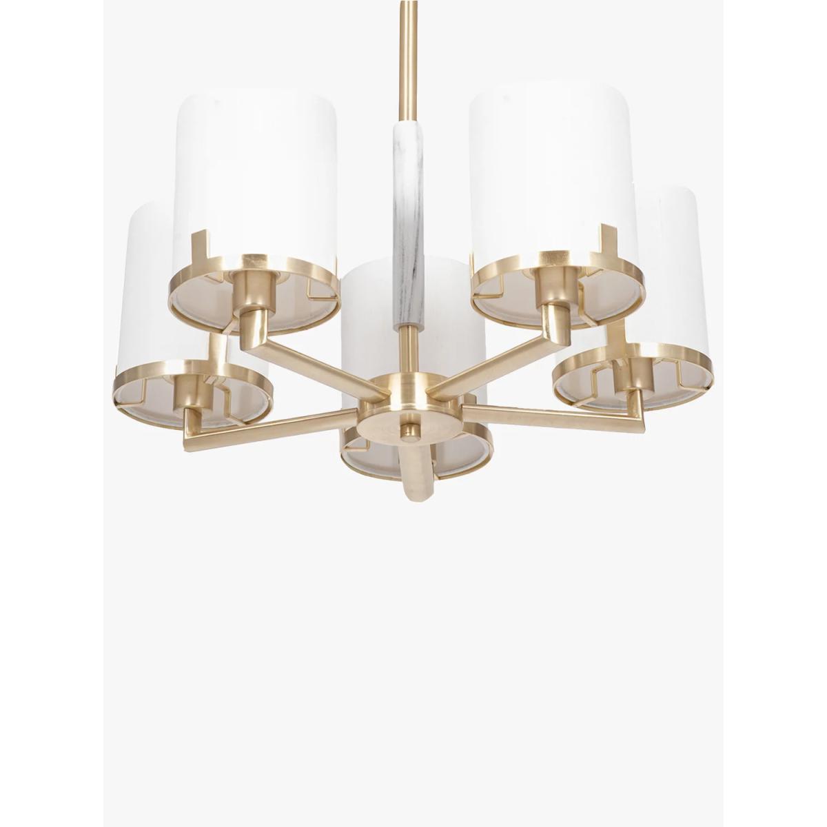 Pacific Lifestyle Midland 5 Arm Ceiling Light, Champagne Gold – image 3