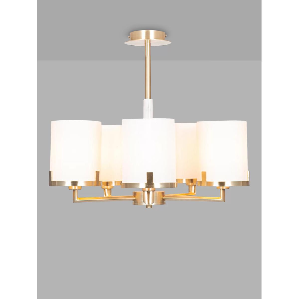 Pacific Lifestyle Midland 5 Arm Ceiling Light, Champagne Gold – image 1