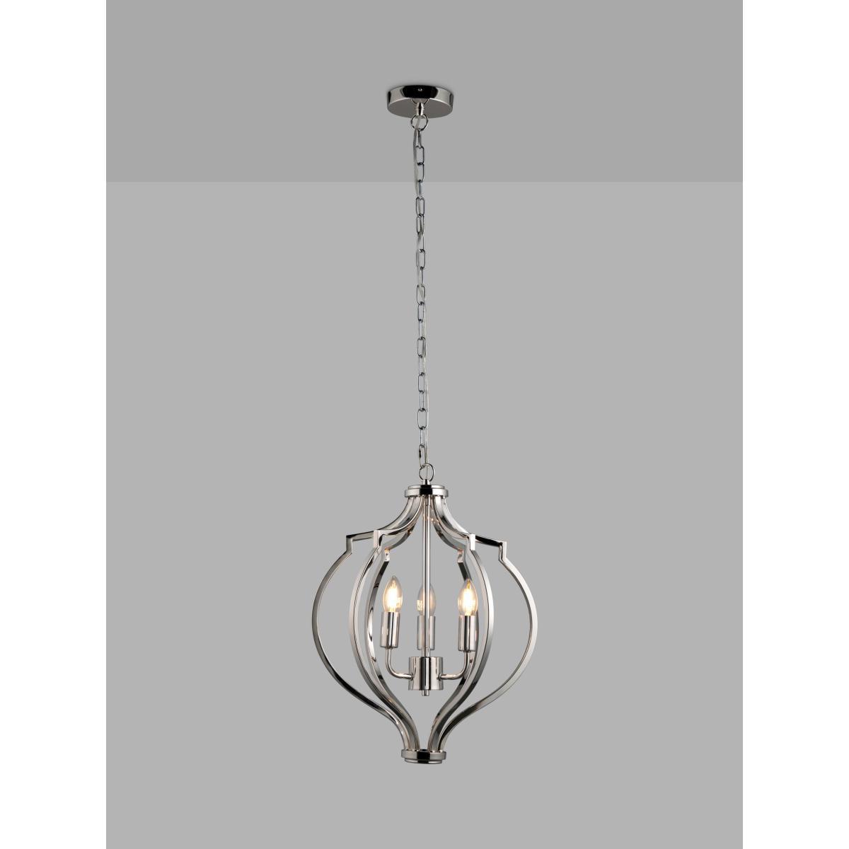 John Lewis & Partners Bella Ceiling Light, Chrome – image 1