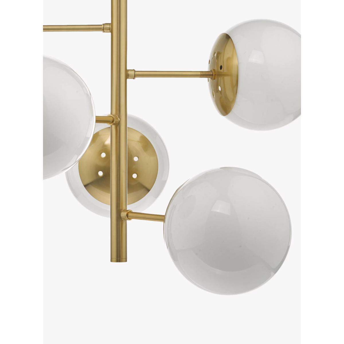 Där Bombazine Ceiling Light, Brass – image 3