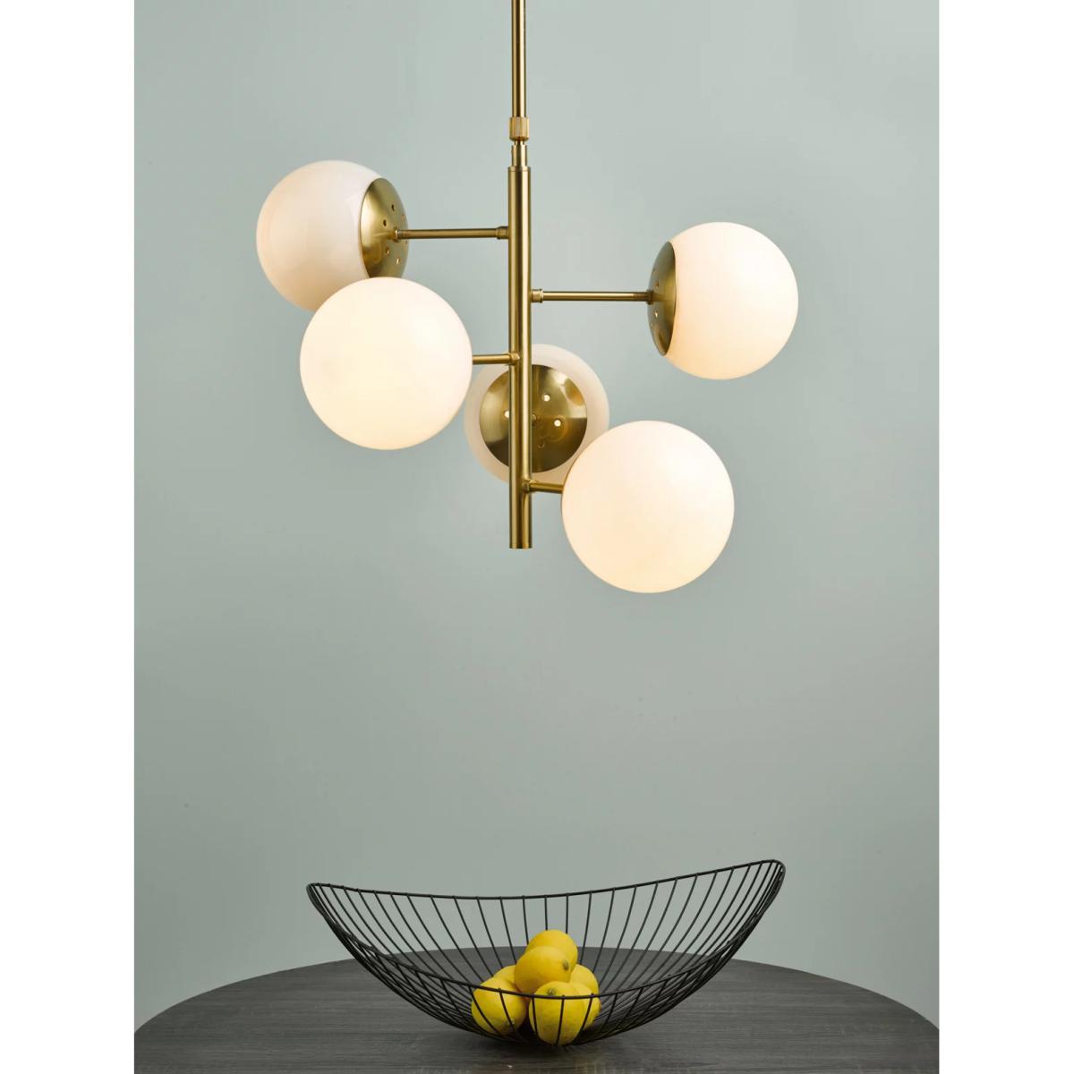 Där Bombazine Ceiling Light, Brass – image 4