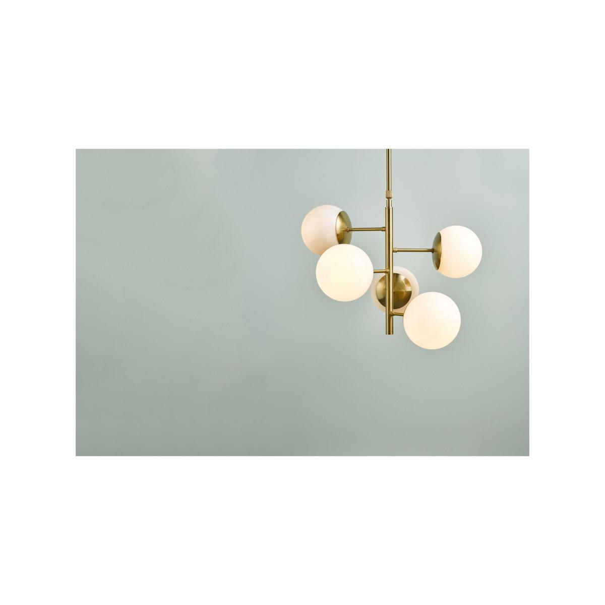 Där Bombazine Ceiling Light, Brass – image 5