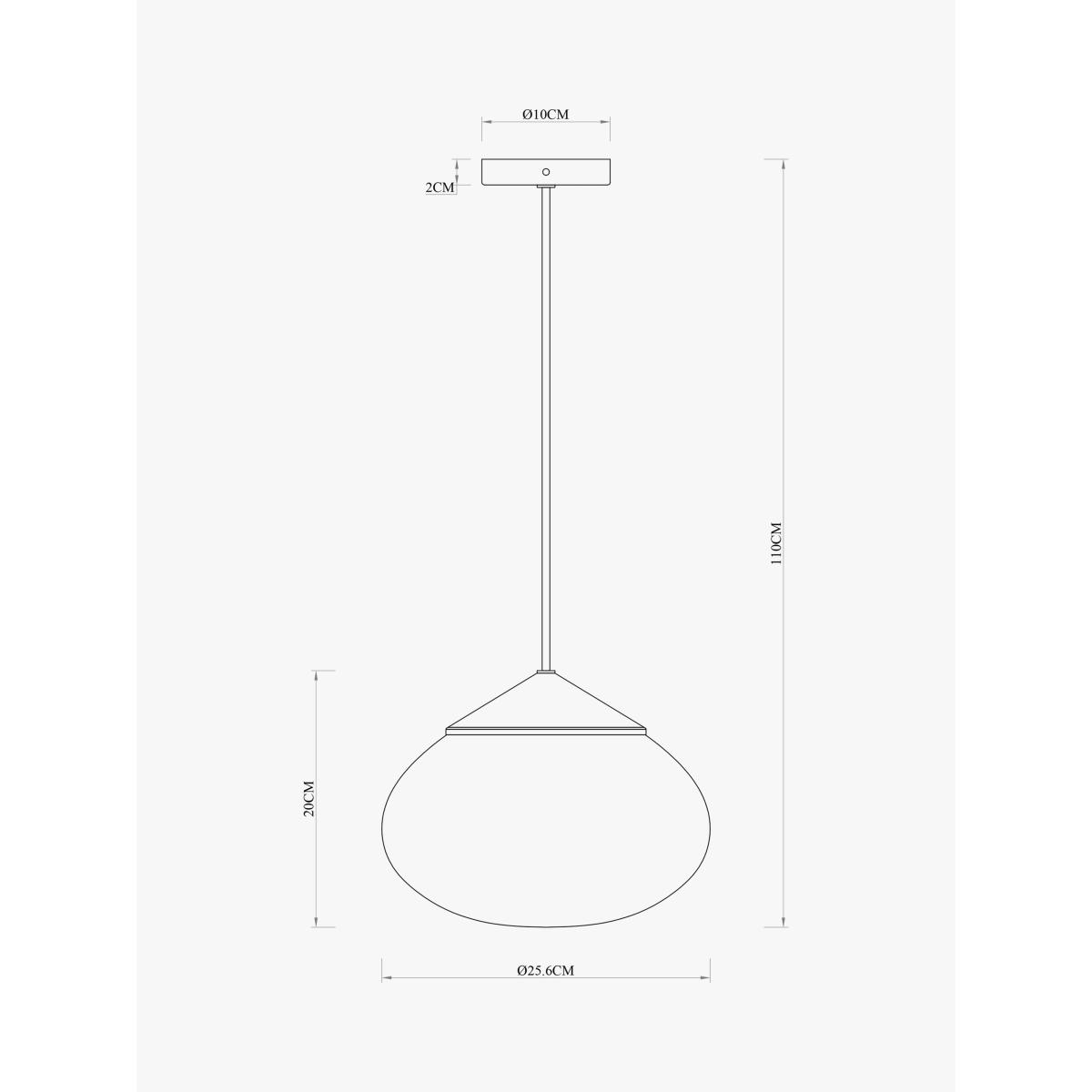 John Lewis Artisan Single Pendant Ceiling Light, Warm Satin Brass – image 4