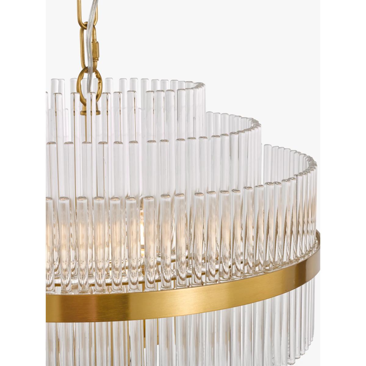 John Lewis Shimminista 3 Tiered Pendant Ceiling Light, Clear – image 3