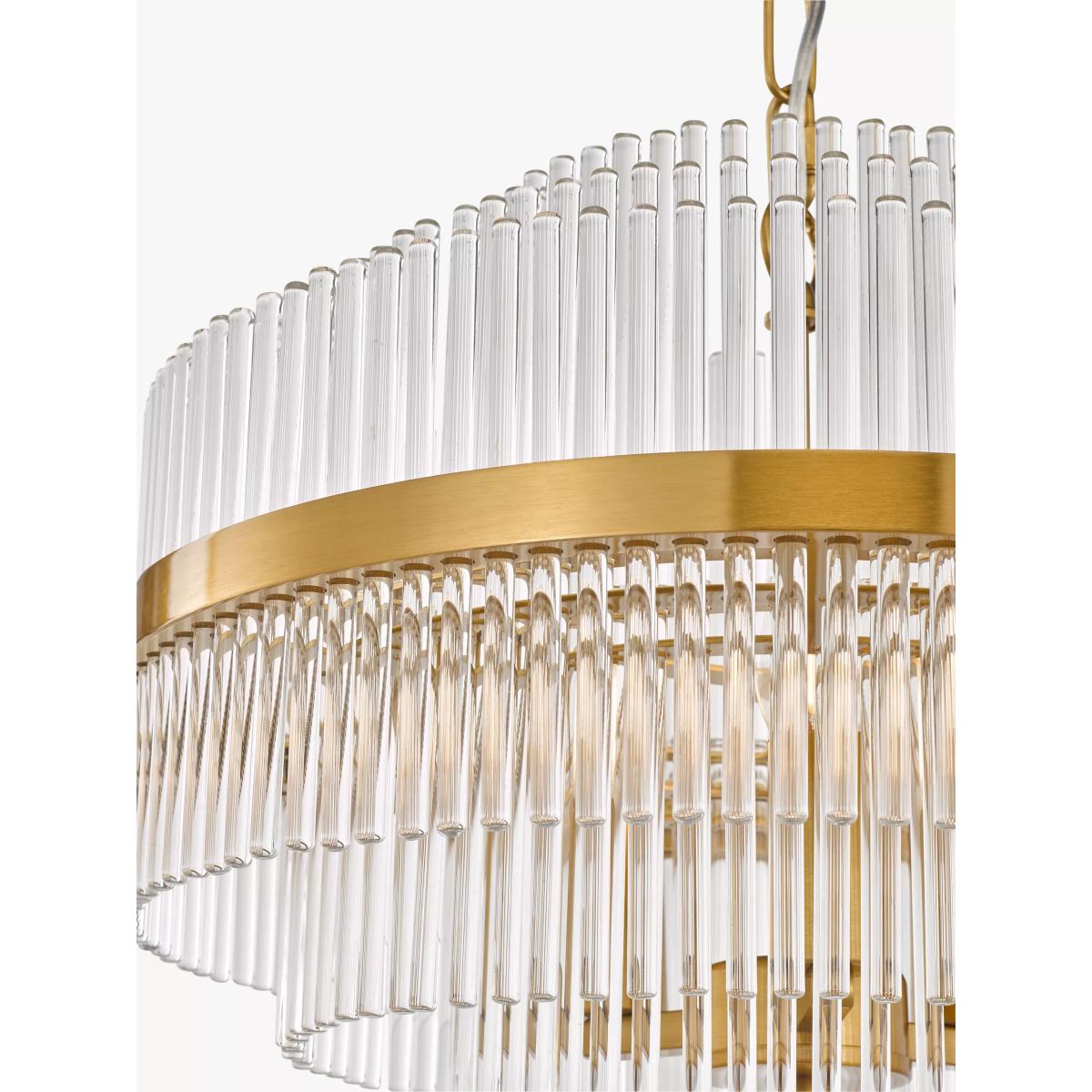 John Lewis Shimminista 3 Tiered Pendant Ceiling Light, Clear – image 4