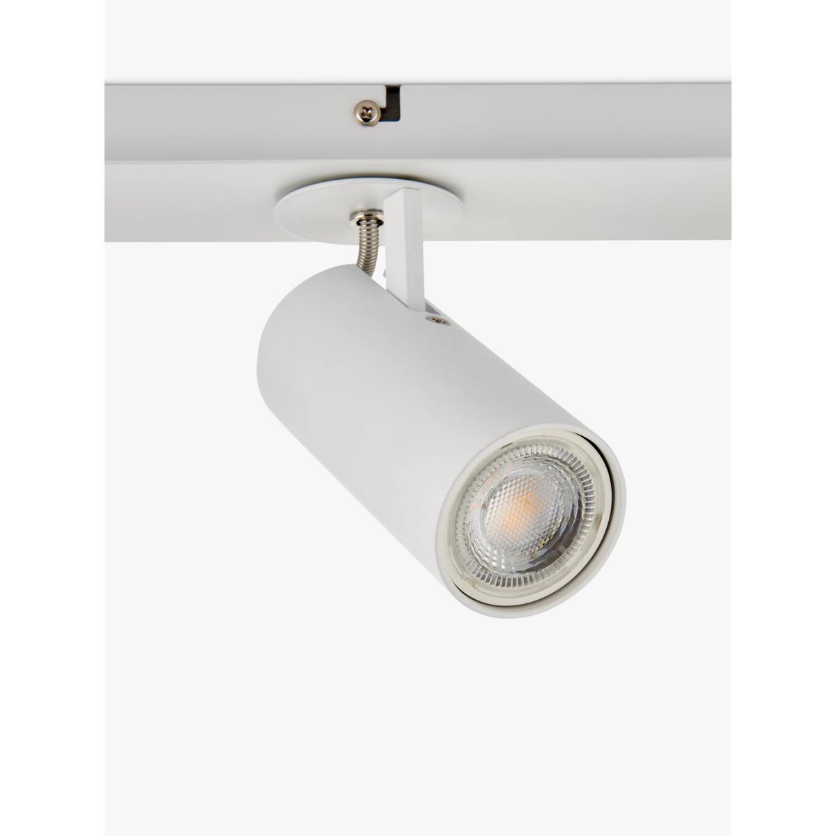 John Lewis & Partners Zenon 4 Spotlight Ceiling Bar, White – image 4
