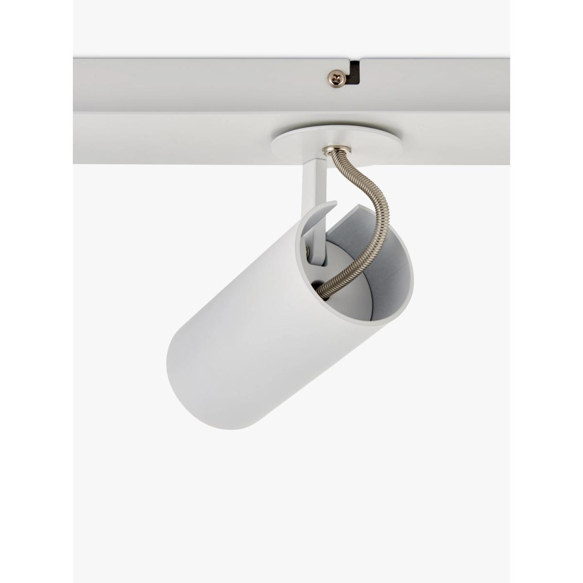 John Lewis & Partners Zenon 4 Spotlight Ceiling Bar, White – image 5