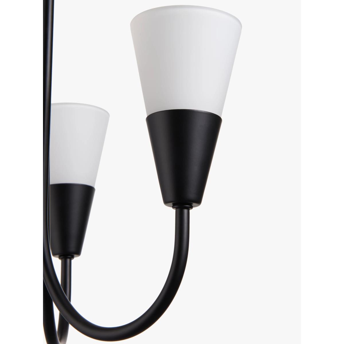 John Lewis ANYDAY Lulu 3 Arm Ceiling Light, Black – image 3