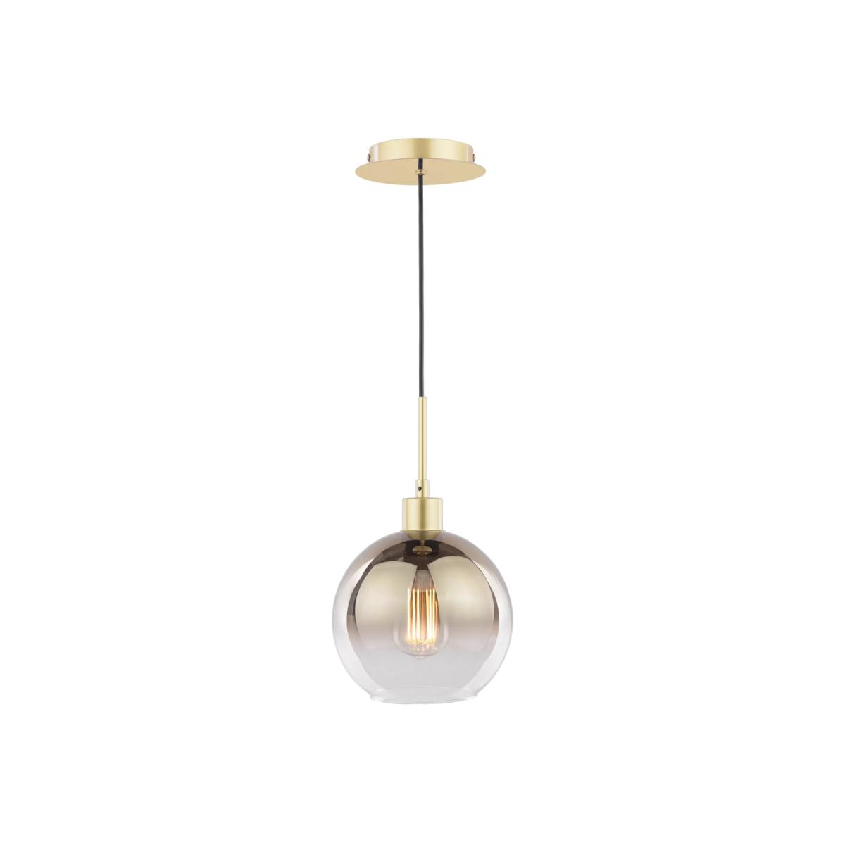 Där Lycia Mirror Pendant Ceiling Light, Gold Ombre – image 1