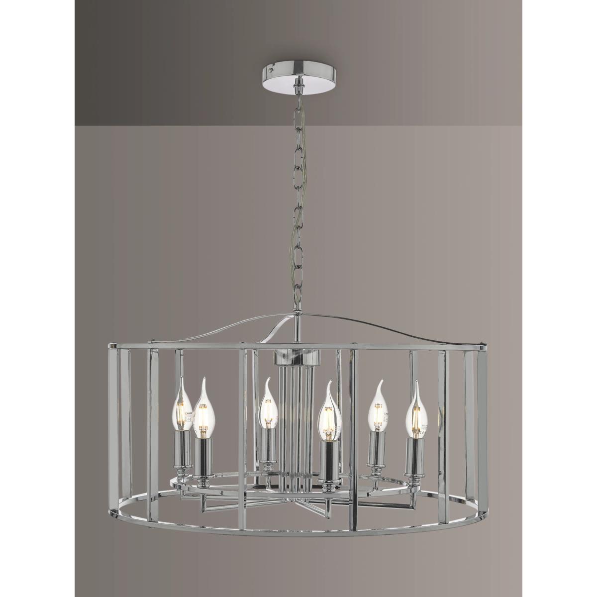 Där Myka Ceiling Light, Polished Chrome – image 1