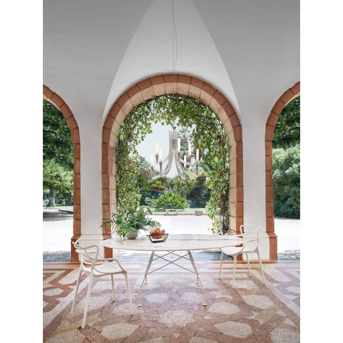 Kartell Khan 8 Arm Pendant Ceiling Light – image 7