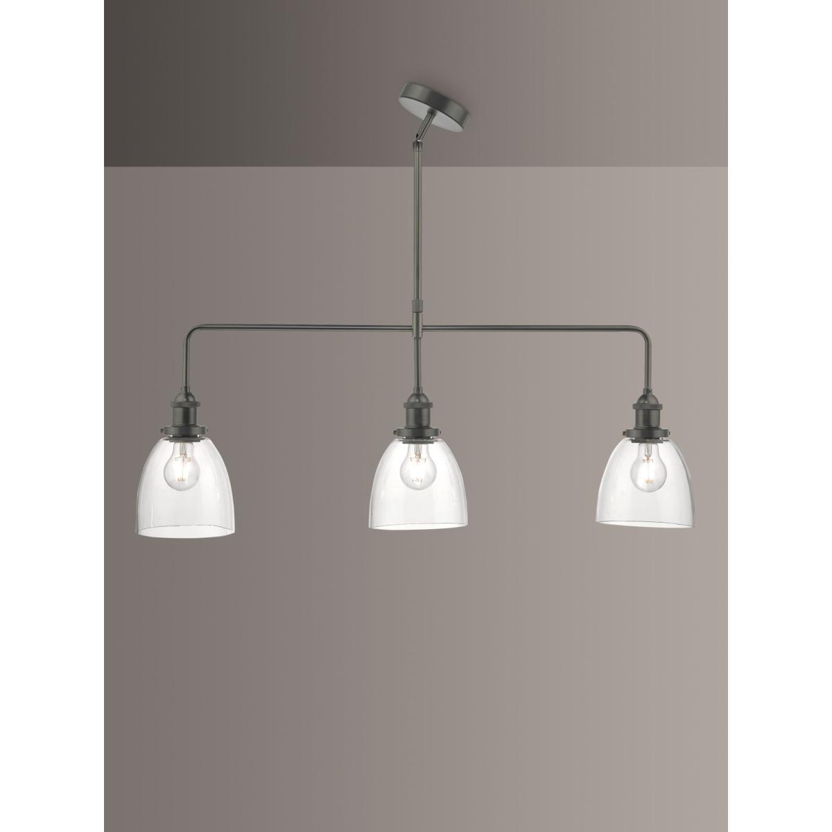 Där Arvin Bar Ceiling Light, Antique Chrome – image 2