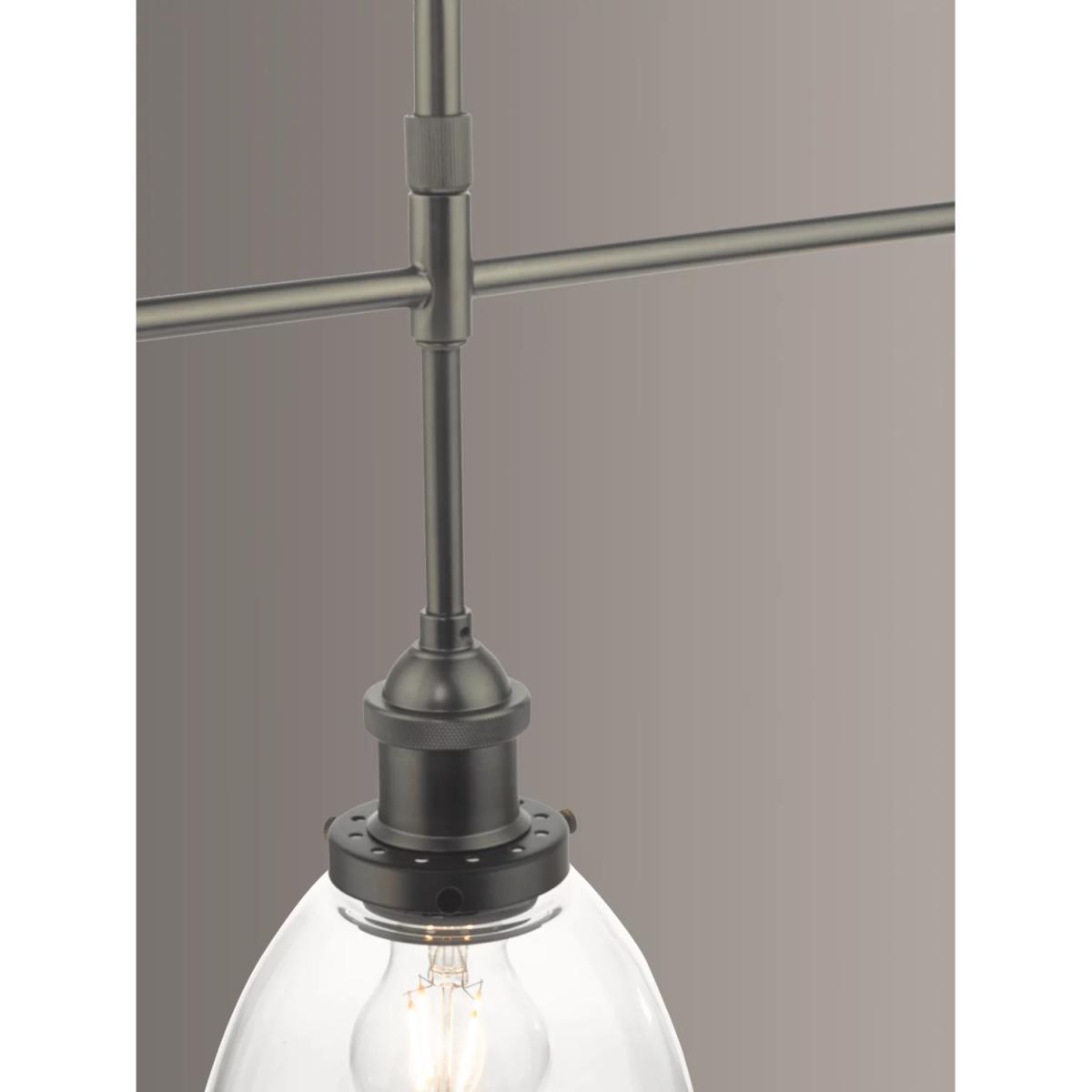 Där Arvin Bar Ceiling Light, Antique Chrome – image 3