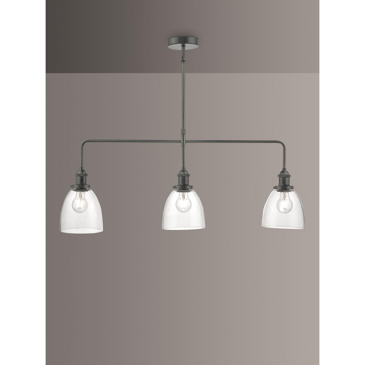 Där Arvin Bar Ceiling Light, Antique Chrome – image 1