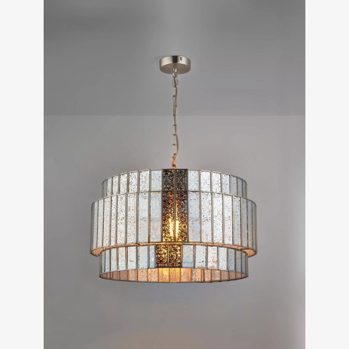 John Lewis Mercury Tune Single Pendant Ceiling Light, Mercury Glass – image 1