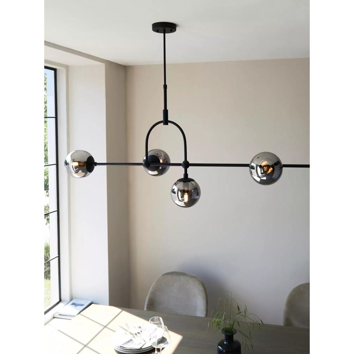Bay Lighting Tosca 5 Arm Ceiling Light, Smoke – image 4