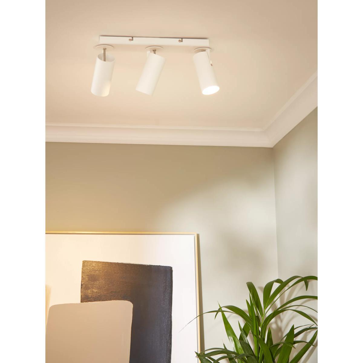 John Lewis & Partners Zenon 3 Spotlight Ceiling Bar, White – image 2