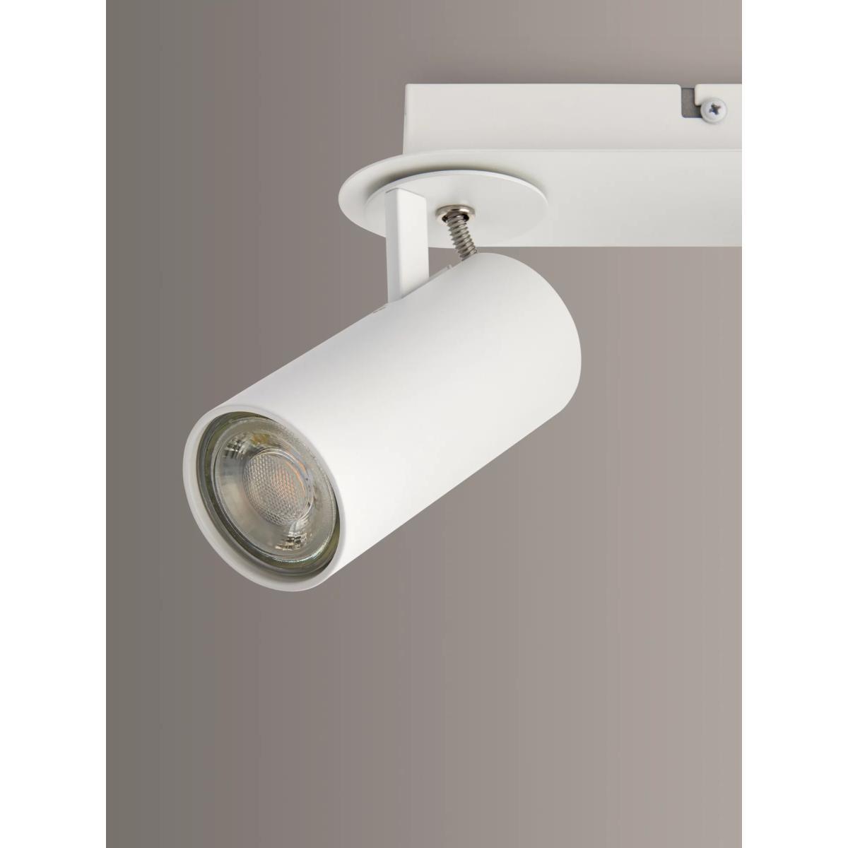 John Lewis & Partners Zenon 3 Spotlight Ceiling Bar, White – image 4