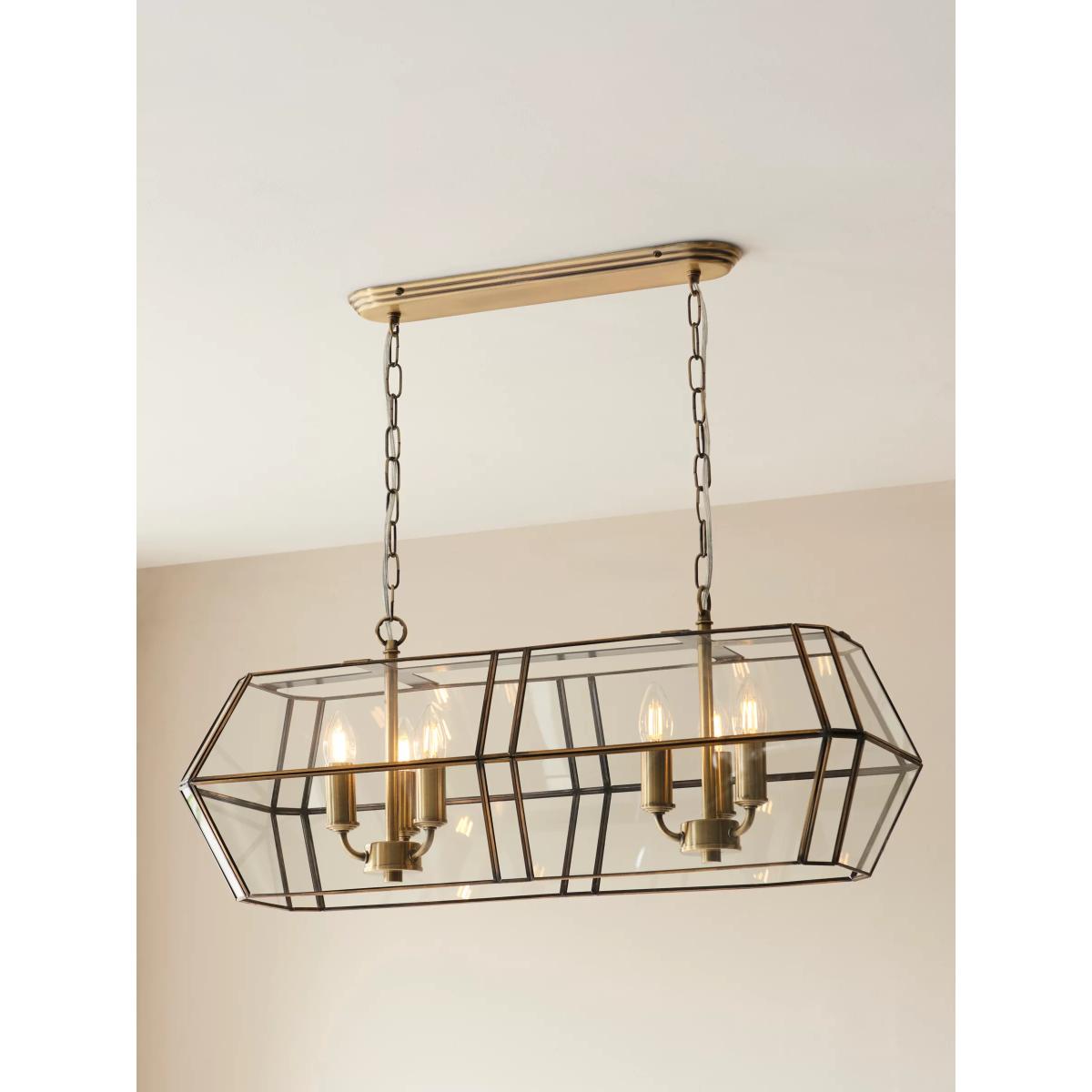 John Lewis Timeless Lantern XL Ceiling Light, Clear – image 5