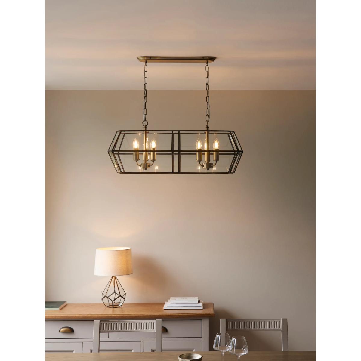 John Lewis Timeless Lantern XL Ceiling Light, Clear – image 6
