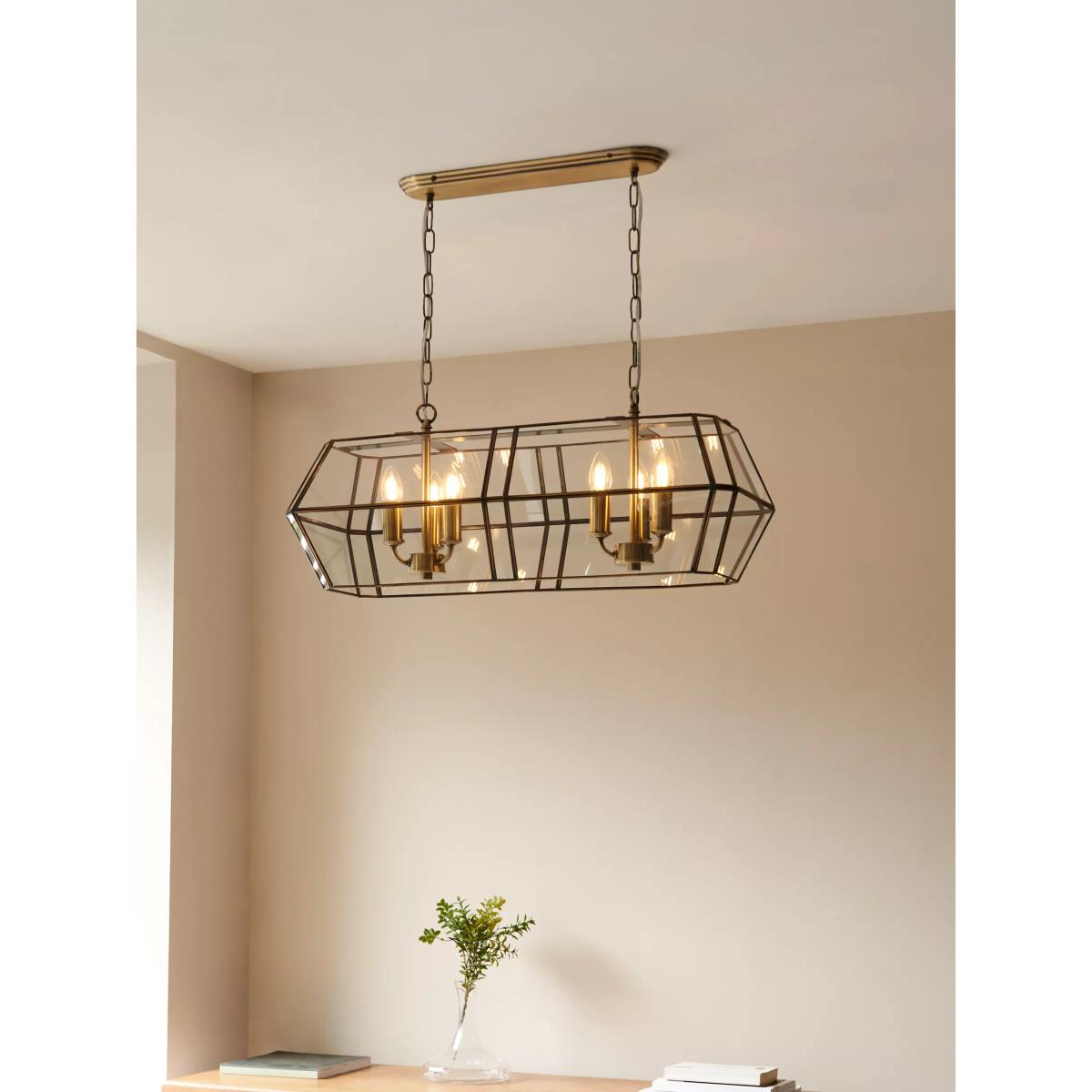John Lewis Timeless Lantern XL Ceiling Light, Clear – image 7
