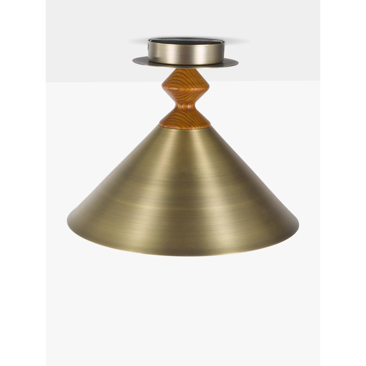 Swoon Franklin Flush Ceiling Light, Antique Brass – image 2