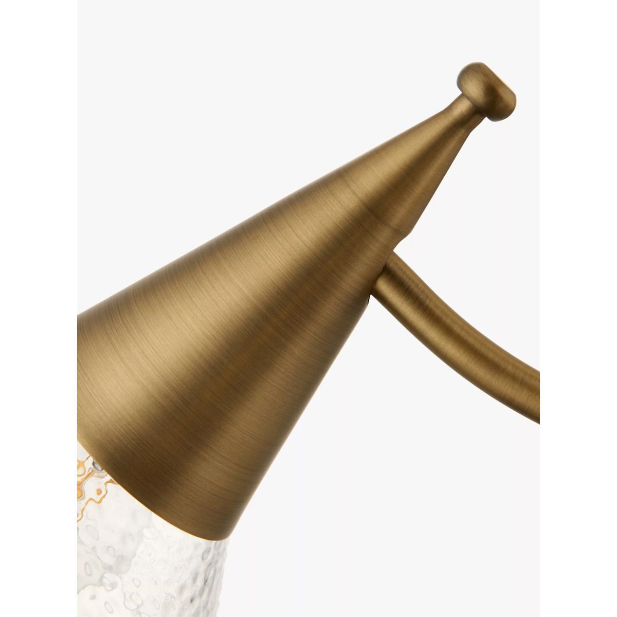 John Lewis & Partners Trumpet Semi Flush Ceiling Light, Antique Brass – image 5