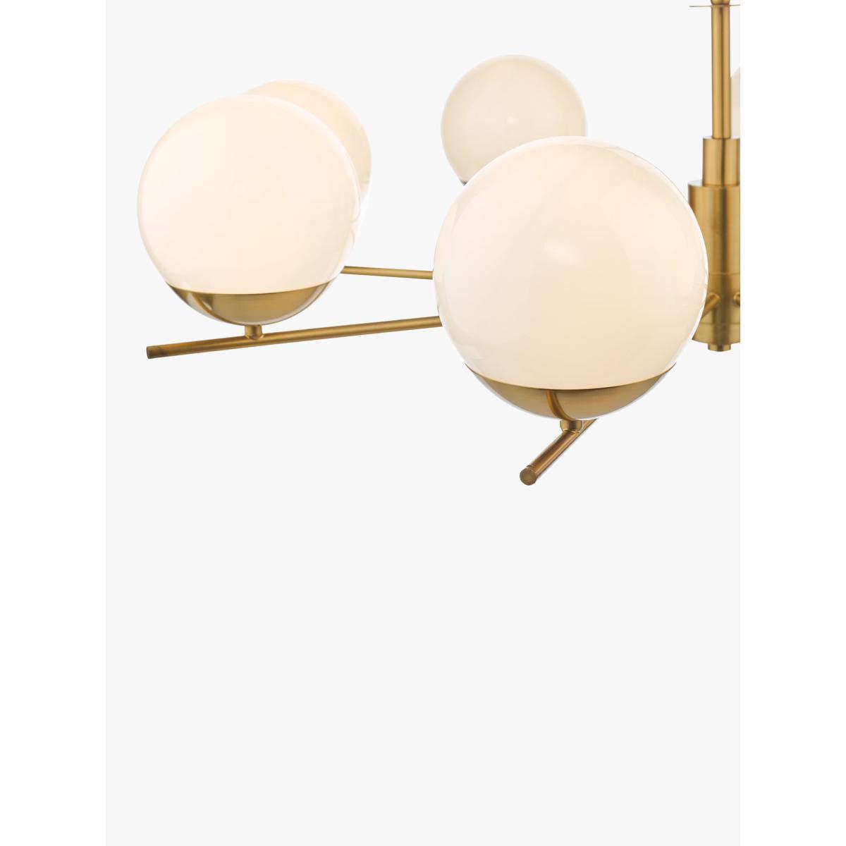 Där Bombazine Ceiling Light, 8 Arms, Brass – image 3