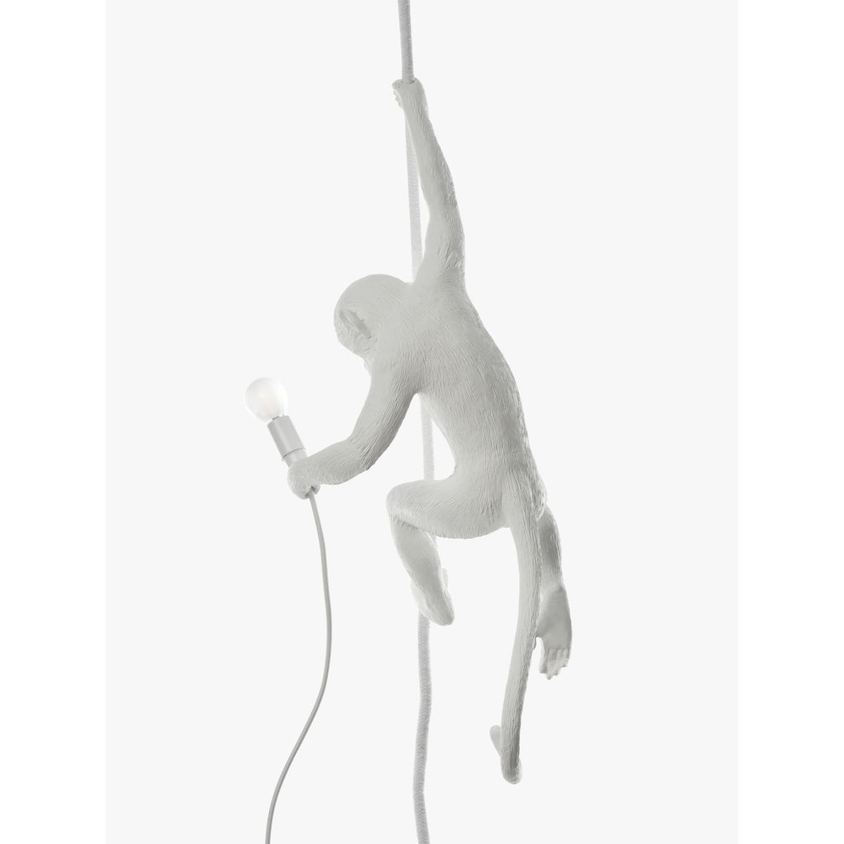 Seletti Hanging Monkey Pendant Light, White – image 4