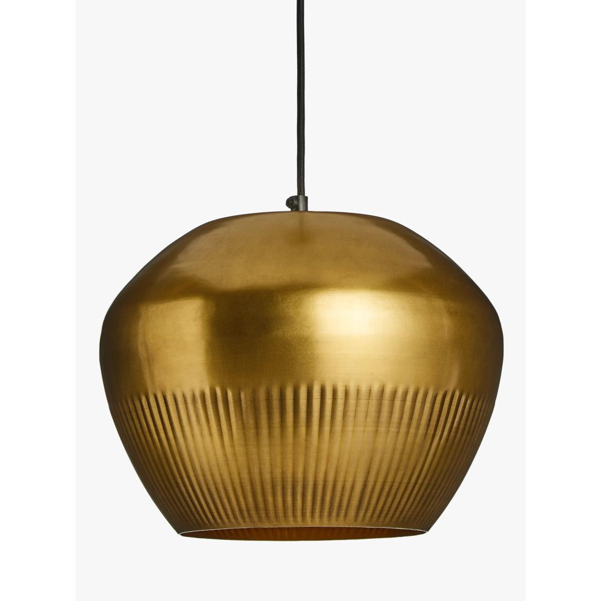 John Lewis & Partners Cloche Pendant Ceiling Light, Brass – image 3
