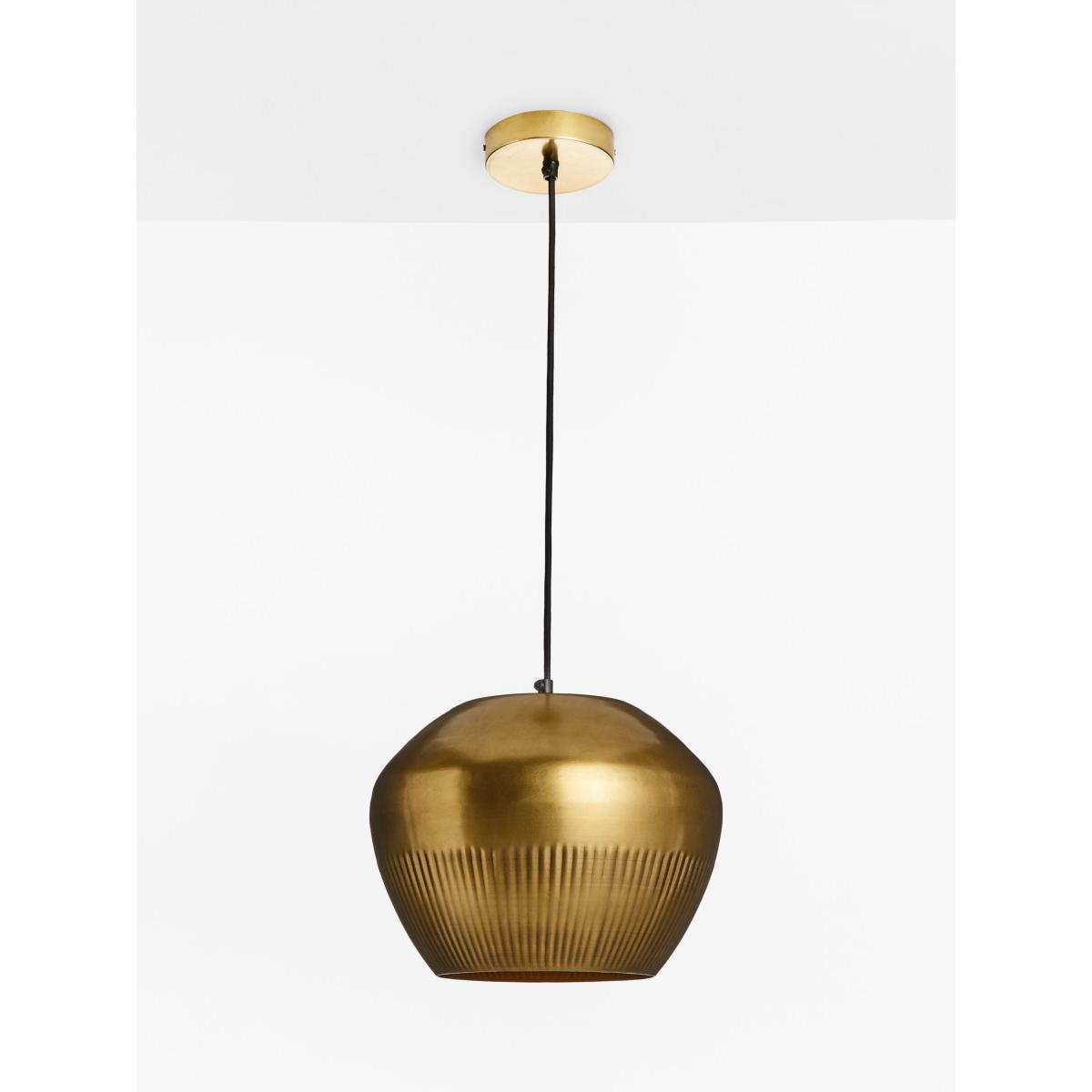 John Lewis & Partners Cloche Pendant Ceiling Light, Brass – image 4