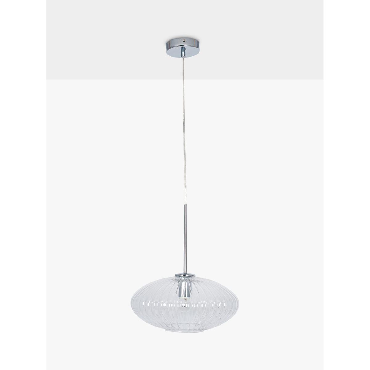 Pacific Lifestyle Ribbed Glass Oval Ceiling Light – image 3
