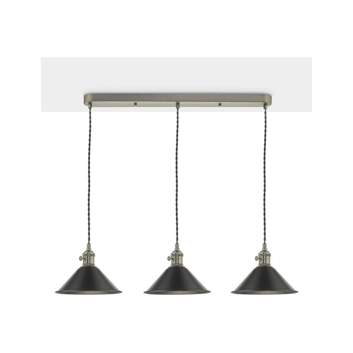 Där Antique Chrome Suspension Ceiling Light – image 1