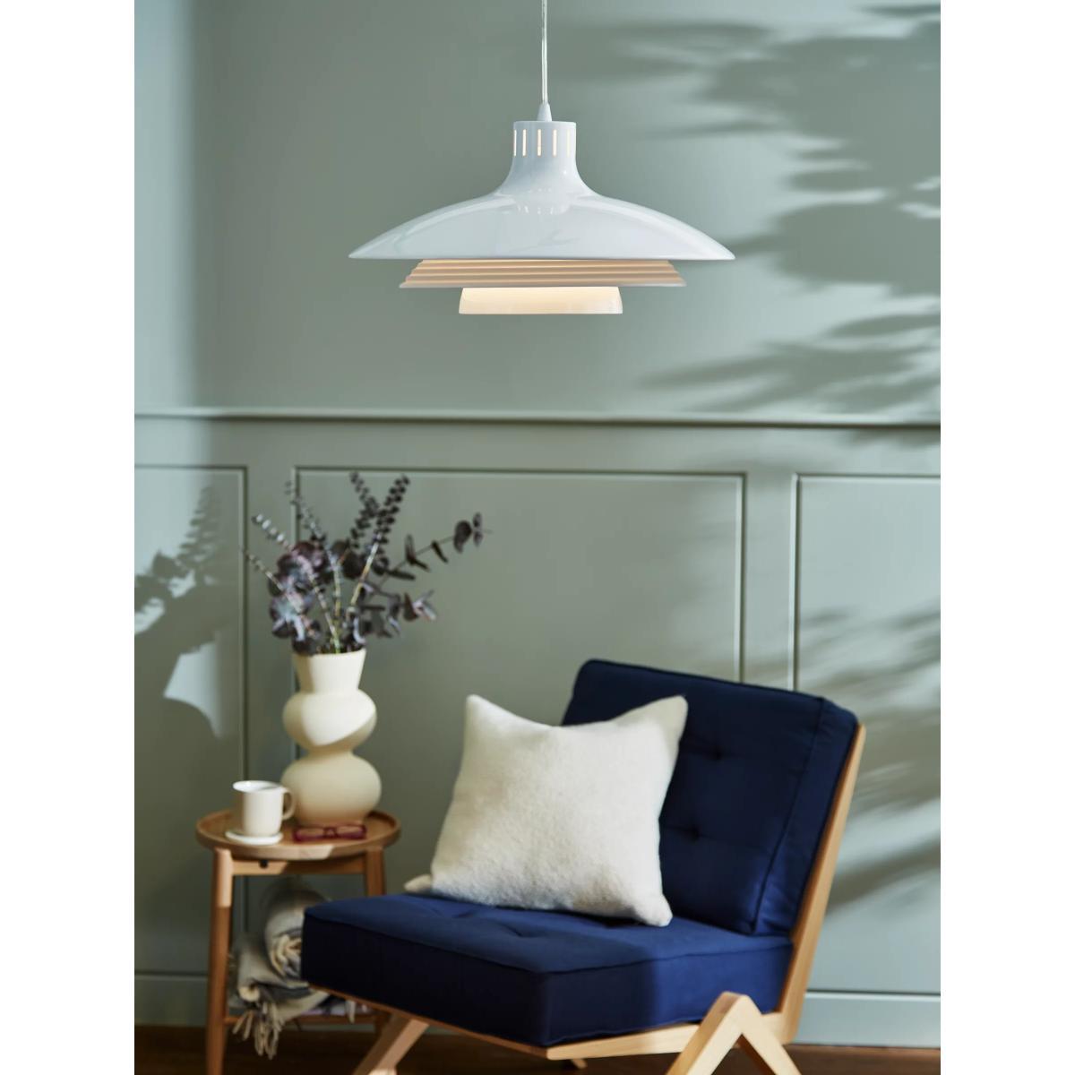 John Lewis & Partners Stockholm Large Ceiling Light, White – image 2