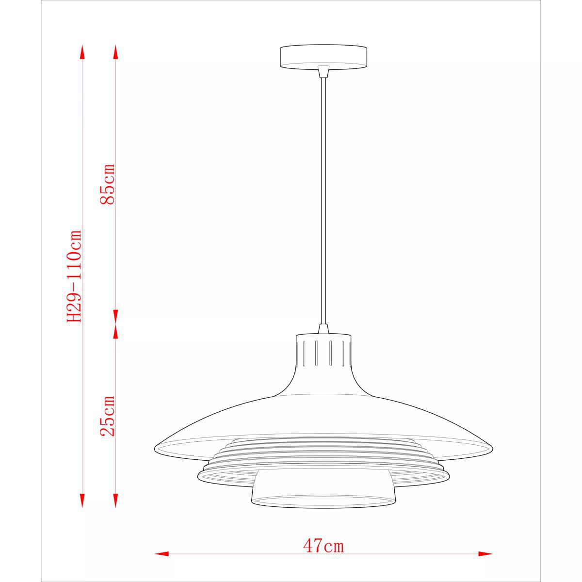 John Lewis & Partners Stockholm Large Ceiling Light, White – image 8