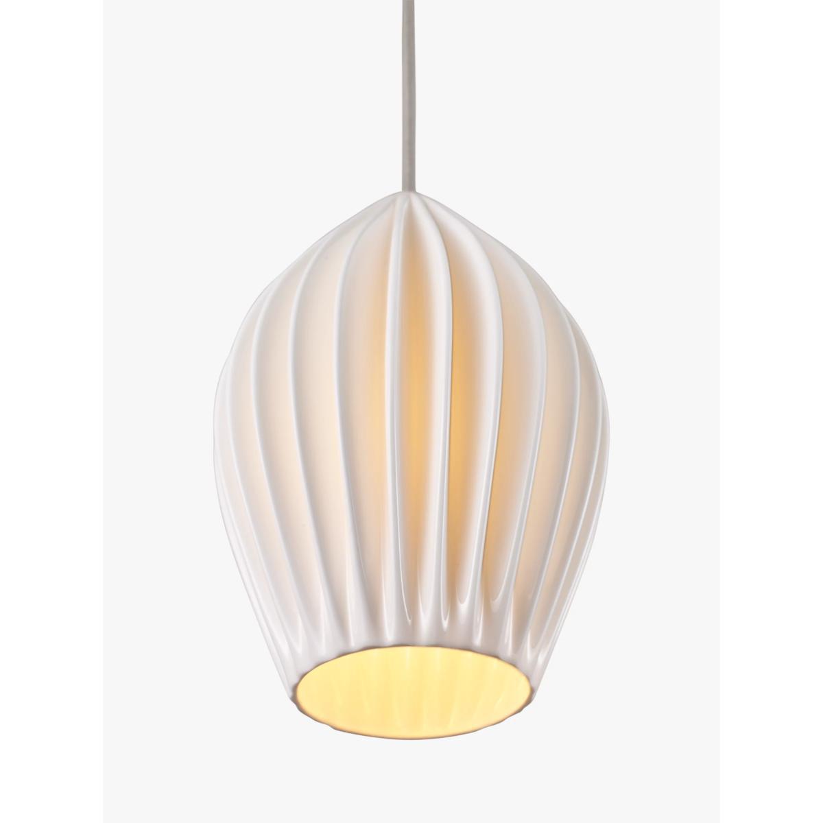 Original BTC Fin Large Pendant Light, White – image 6