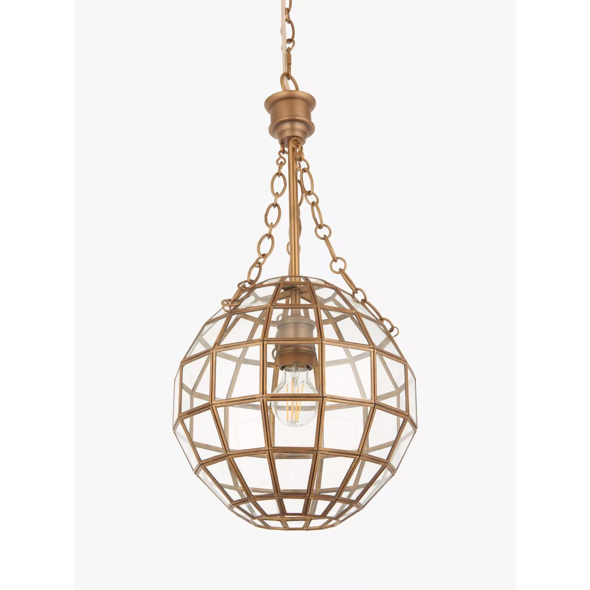 John Lewis Diya Ceiling Pendant Light, Brass – image 2