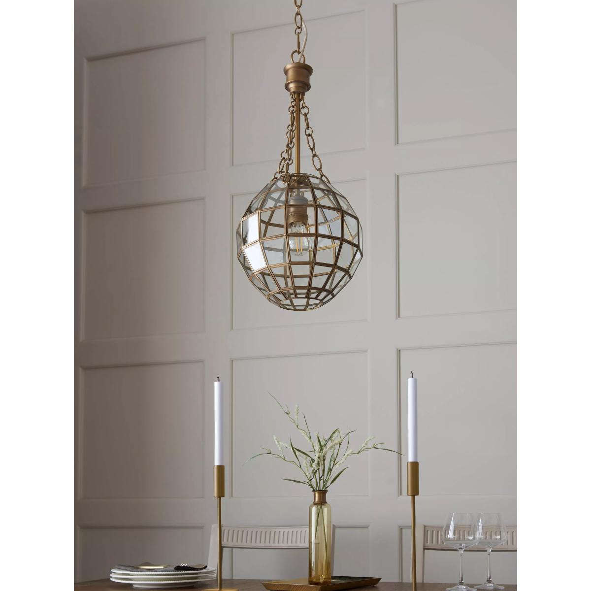 John Lewis Diya Ceiling Pendant Light, Brass – image 7