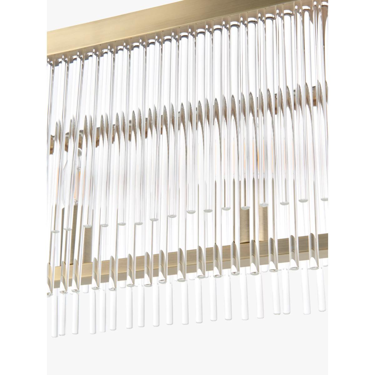 John Lewis Lexton Over Diner Ceiling Light, Matte Antique Brass – image 4