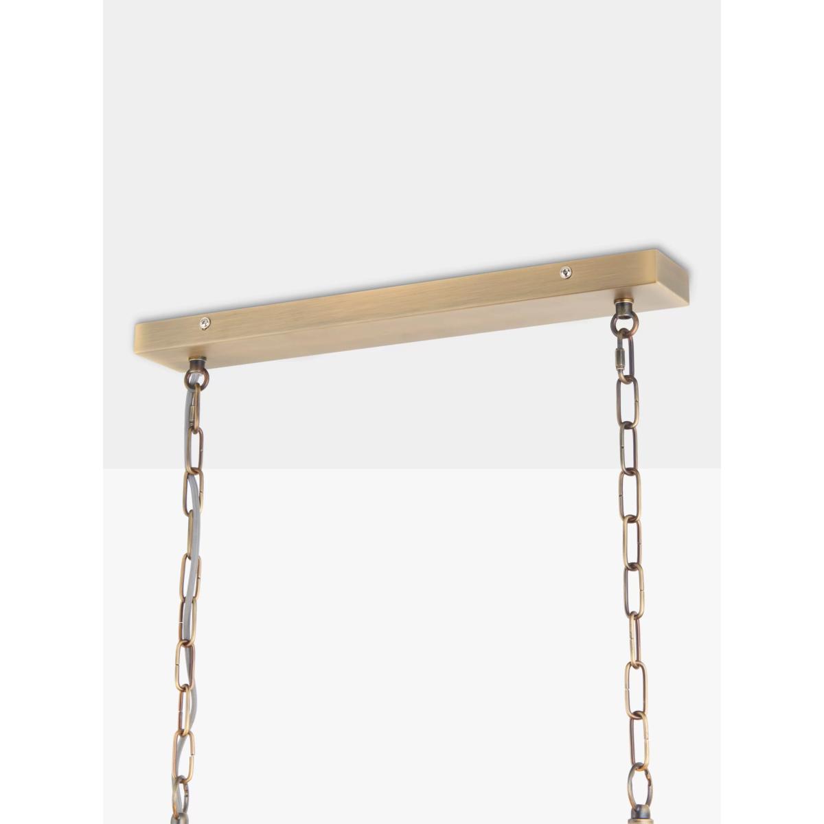 John Lewis Lexton Over Diner Ceiling Light, Matte Antique Brass – image 5
