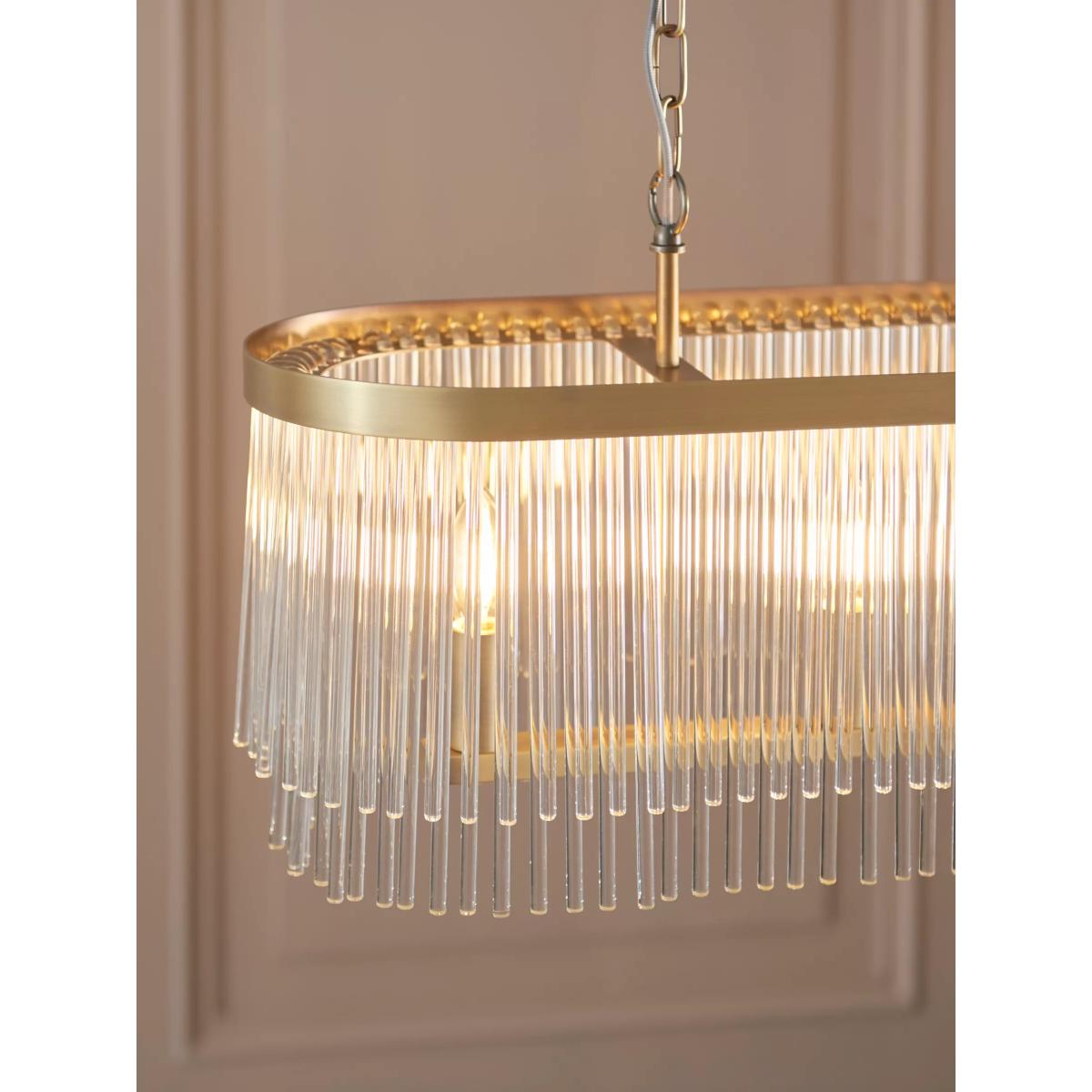 John Lewis Lexton Over Diner Ceiling Light, Matte Antique Brass – image 6