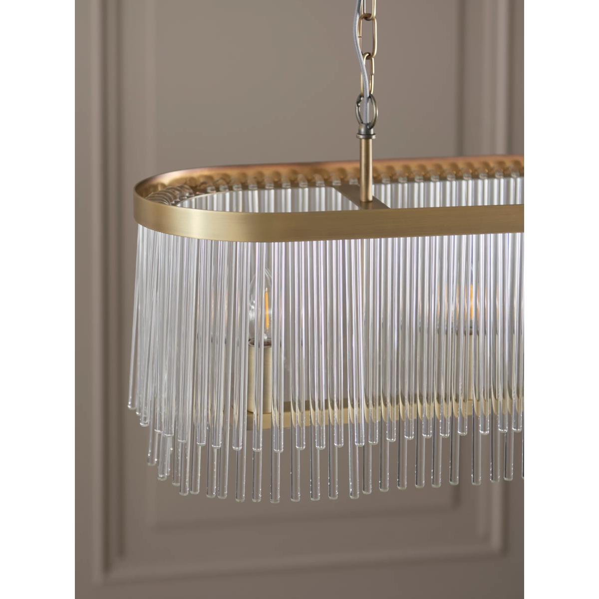 John Lewis Lexton Over Diner Ceiling Light, Matte Antique Brass – image 7