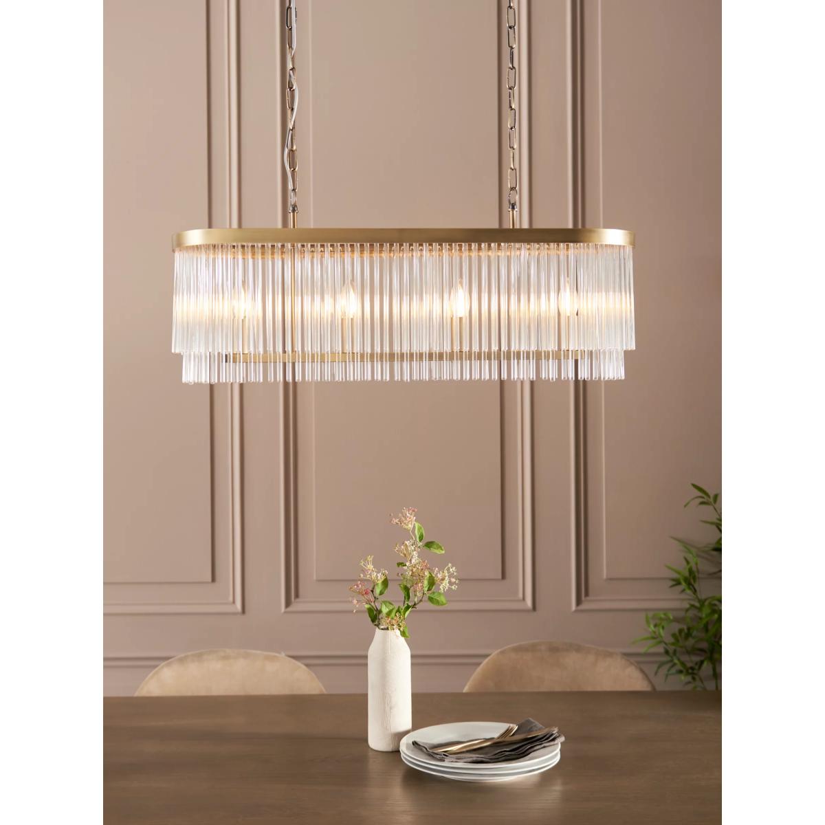 John Lewis Lexton Over Diner Ceiling Light, Matte Antique Brass – image 8