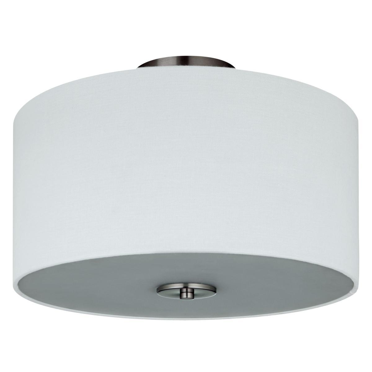 John Lewis & Partners Jamieson Semi-Flush Ceiling Light, Satin Nickel – image 5