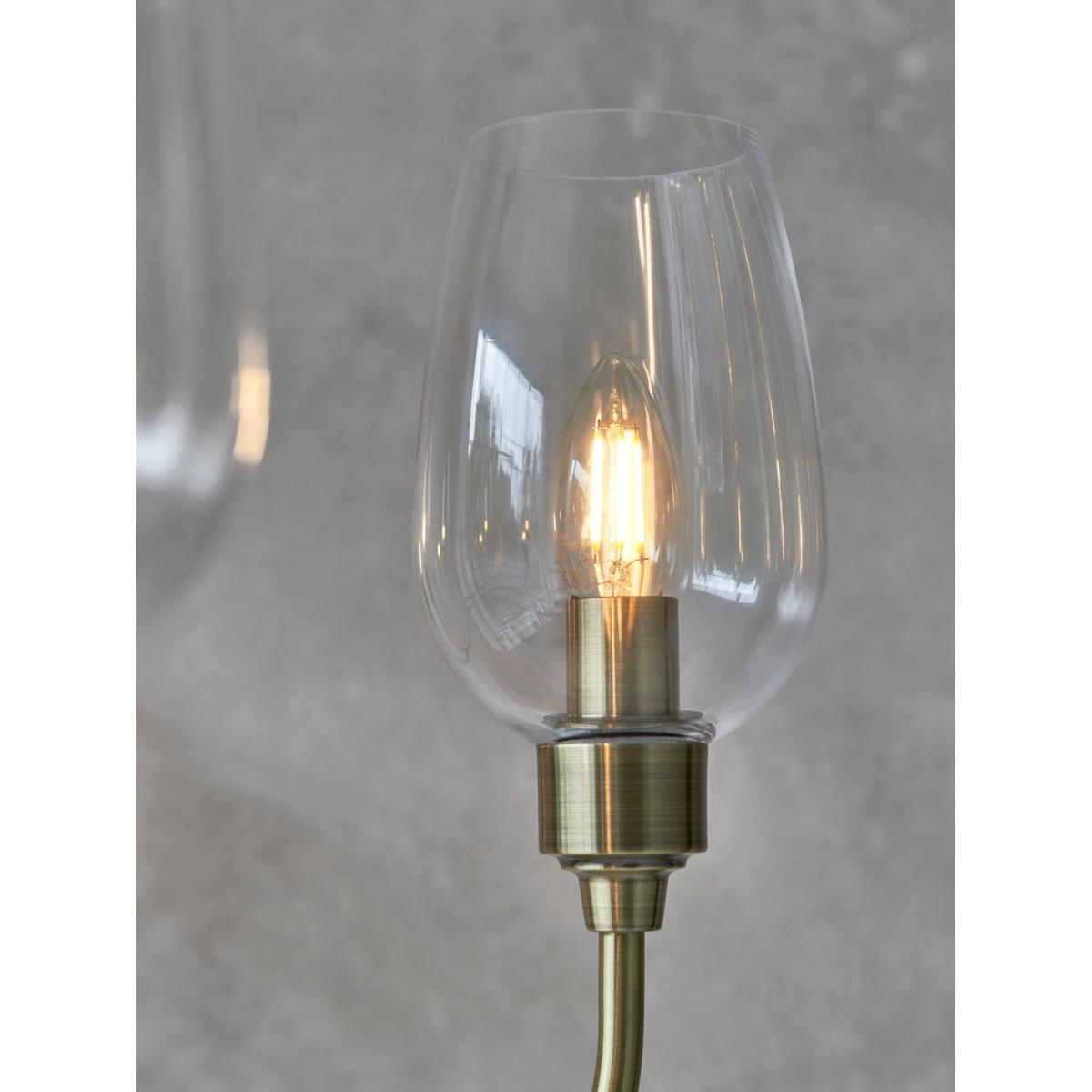Bay Lighting Brighton 6 Arm Ceiling Light, Brass – image 4