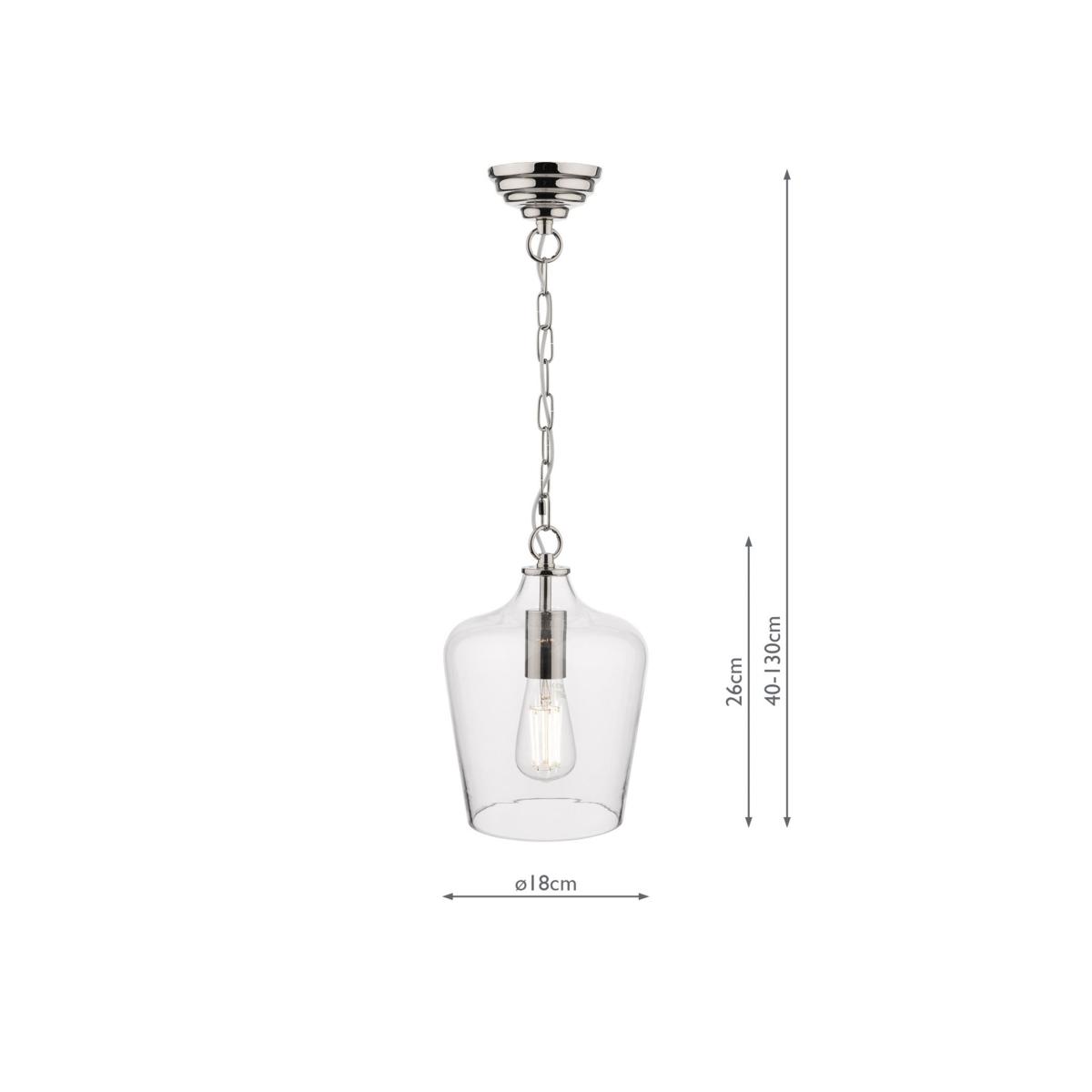Laura Ashley Ockley Glass Ceiling Light – image 4