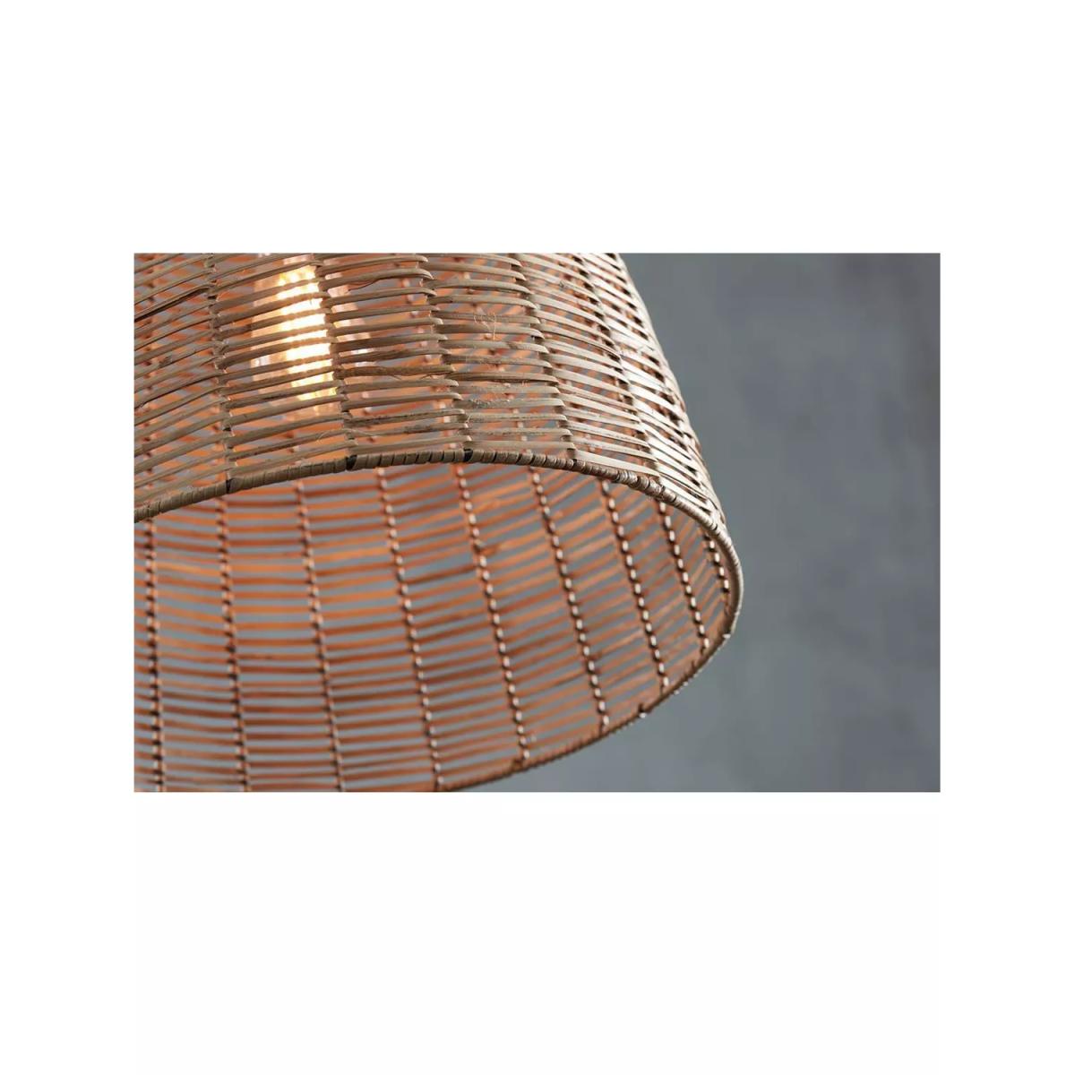 Nkuku Noko Wicker Conical Large Pendant Light, Natural – image 2