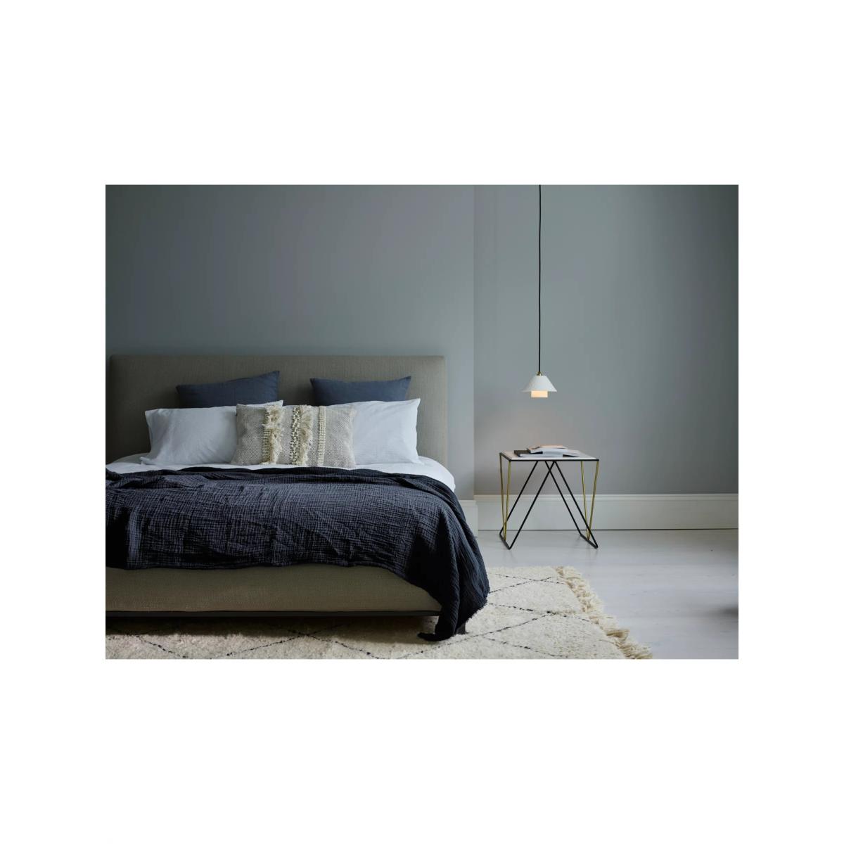 Original BTC Oxford Double Bone China Shade Pendant Ceiling Light – image 4