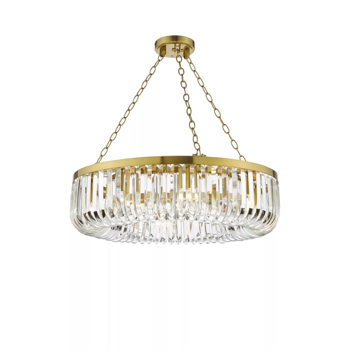 Där Sigourney Crystal Pendant Ceiling Light, Gold – image 2